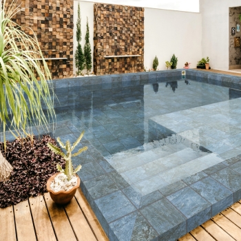 Imagem de Piso Cerâmico Bávaro Blue Acetinado| 20x20